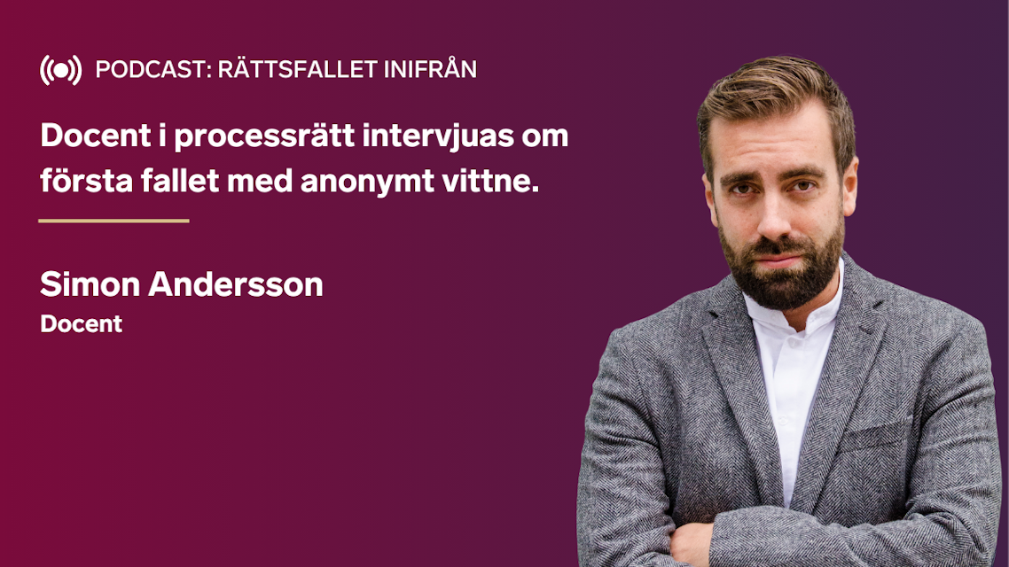 Processexpert frågande till första anonyma vittnet