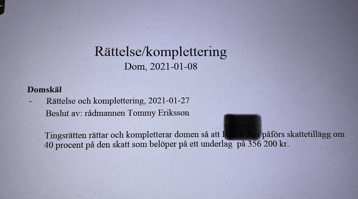 Örebro tingsrätt kritiseras för sen rättelse om skattetillägg