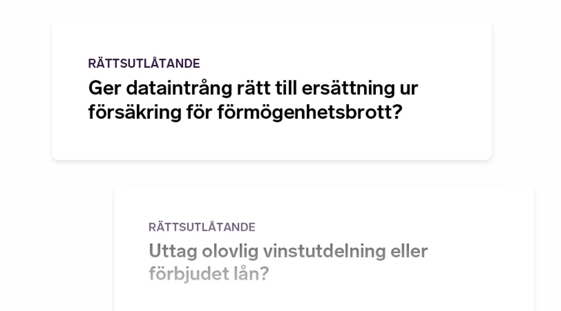 Få tillgång till Rättsutlåtanden - vässa argument och stärk din bevisning framåt