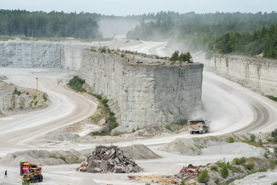 Tiden ute för Cementas kalkbrytning